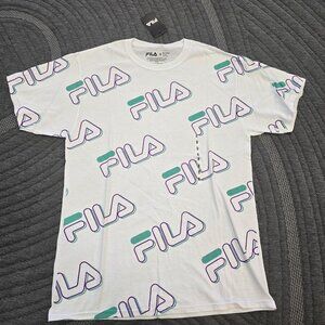 Fila Men's Logo Athletic Tee Size Medium